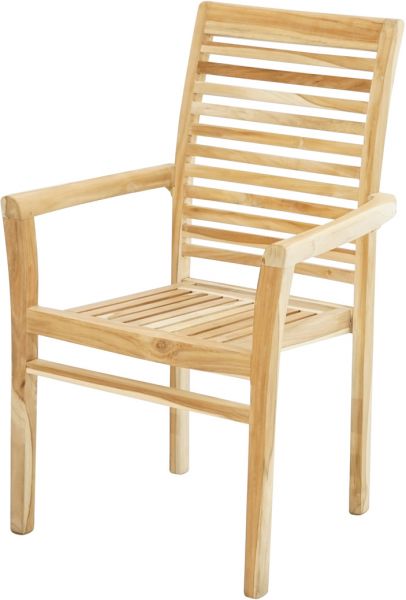 Stapelsessel PITTSBURGH ECO Teak