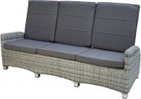 3er-Loungesofa MIAMI Polyrattangeflecht