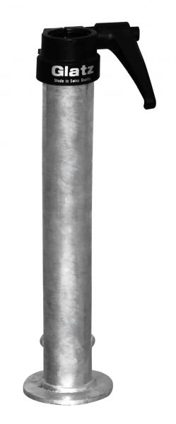 Standrohr Z GLATZ Ø35/38-39mm Ø85x113x353, Stahl verzinkt